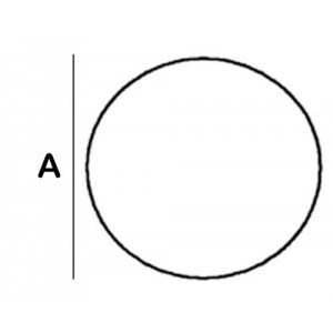 Round Lead Block 1.0cm diameter x 6cm High with foot