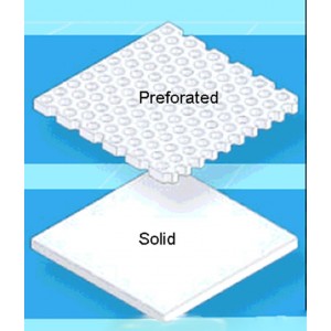 Aquaplast RT Perforated, Unpunched Sheet, 2.4mm Thick, 18 x 24 inch