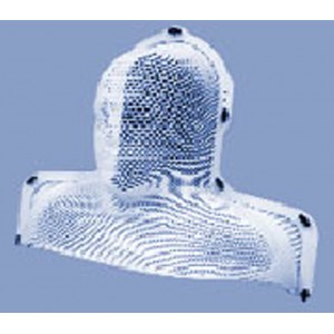 Klarity Disposable S-Frame, Head and Shoulder, 3.2mm Thick, with Push Pins