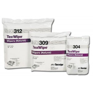 TexWipe All Purpose Cotton Wipers, 9 x 9 Inch