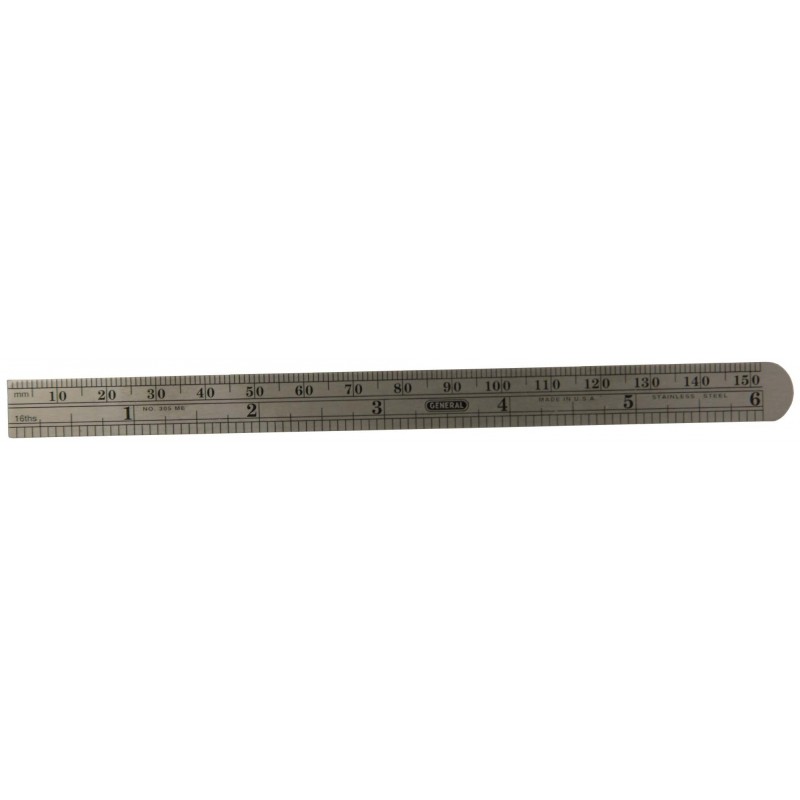 Double Side Stainless Steel Ruler Metal Ruler 15cm Steel Ruler 6 inch Metal  Ruler