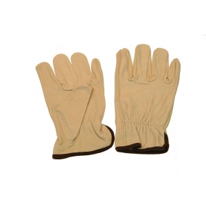 Leather Gloves, Unlined, Medium