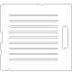 Siemens Screw and Digital Coding By-Pass 1/4 inch thick Acrylic Tray 9 slots - 1/4 inch wide with No Scribing