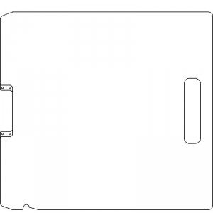 Siemens Digital Coding Socket 3/8 inch thick Acrylic Tray Blank with No Scribing