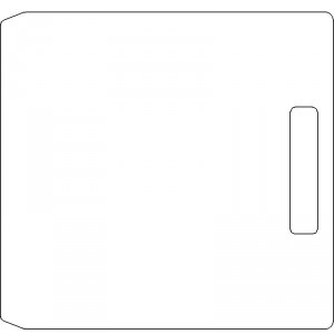 10 Inch Wide Varian CL4 3/8 inch thick Polycarbonate Tray Blank with No Scribing