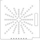 Elekta SL 25/75 1/4 inch thick Polycarbonate Tray 96 - 3/8 inch diameter holes with No Scribing