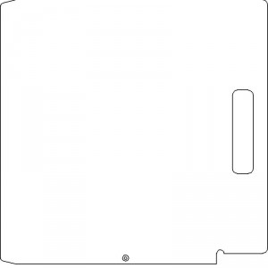 Elekta SL 75/5 1/4 inch thick Acrylic Tray Blank with No Scribing