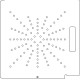 Elekta SL 75/5 1/2 inch thick Polycarbonate Tray 96 - 1/4 inch diameter holes with No Scribing