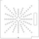 Elekta SL 75/5 1/4 inch thick Acrylic Tray 96 - 3/8 inch diameter holes with No Scribing