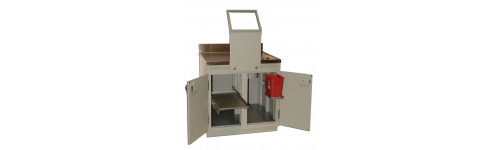 PET Workstations, Cabinets, Safes, L Blocks and Tables