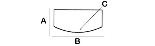 Convex Rectangular Lead Block